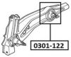 HONDA 52370SH3G70 Control Arm-/Trailing Arm Bush